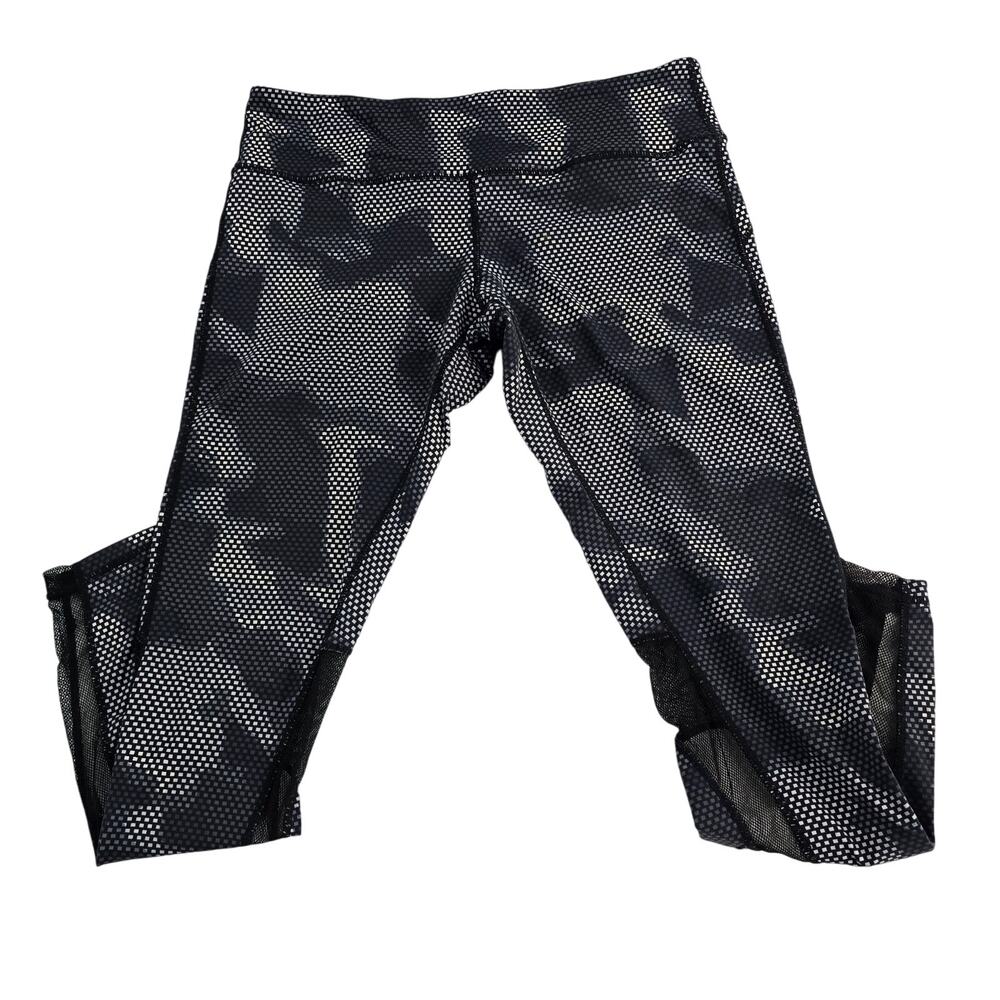 Women's Lululemon Pixelated Camo Mesh Leggings Size 12 6931‎